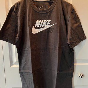 Nike SB Gray Regular Fit Tshirt M